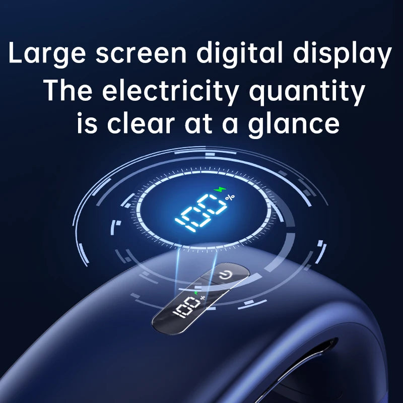 Lenovo  Portable Neck Air Conditioner 5 speed Ultra Hanging Neck Fan Rechargeable Semiconductor Refrigeration Leafless Fan 2026